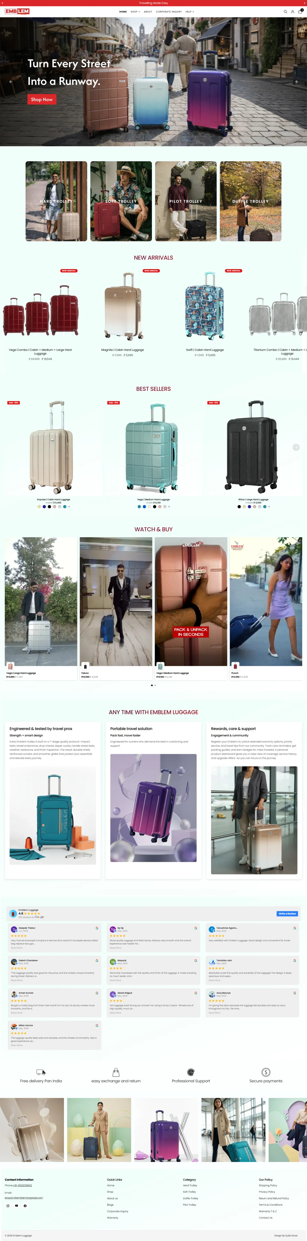 Emblem Luggage